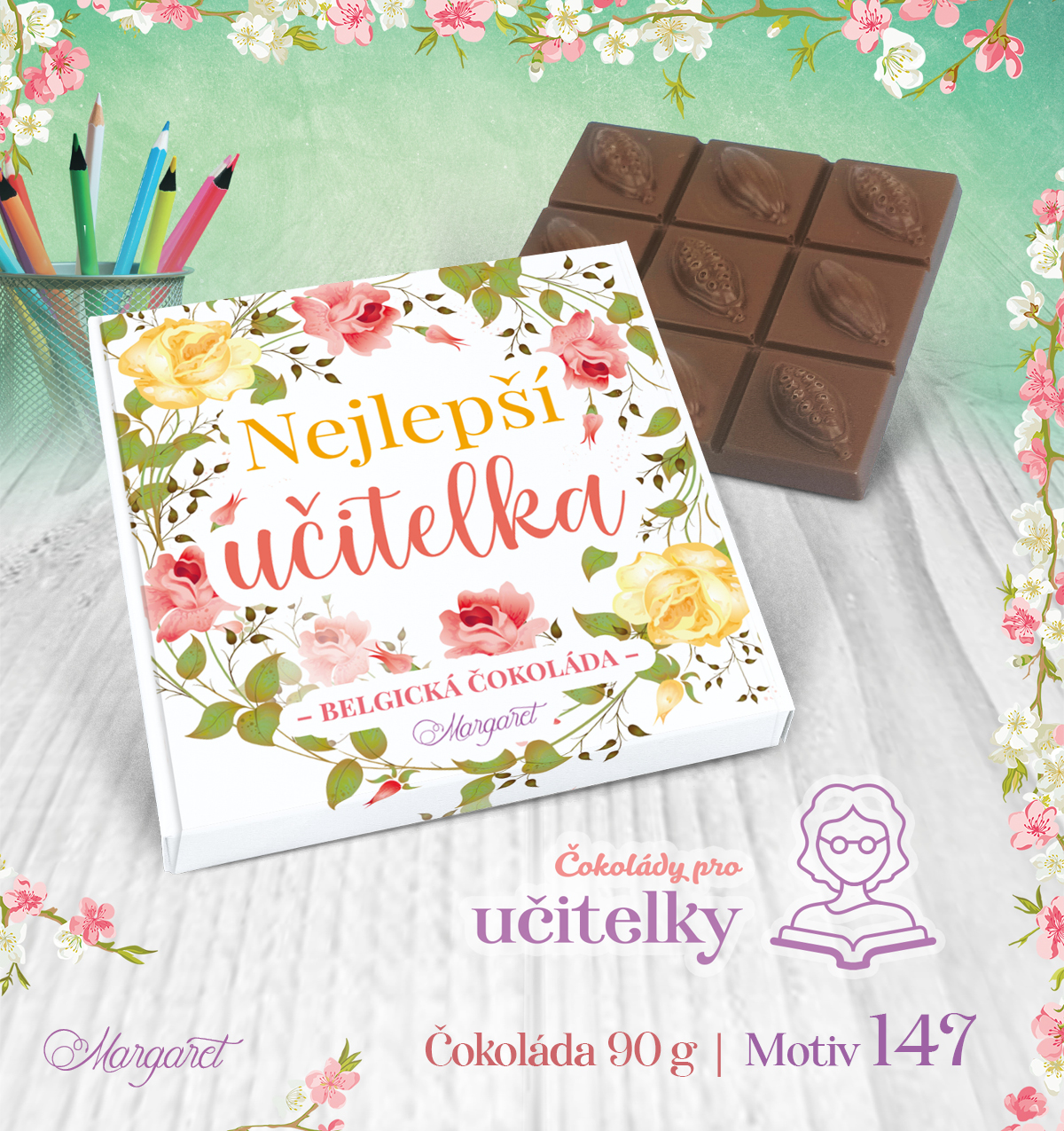 Belgická čokoláda 90 g | Motiv 147